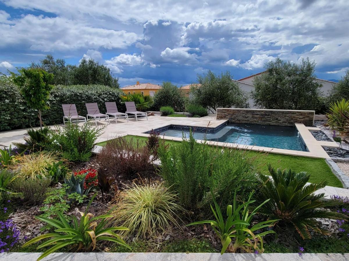 Dependance Villa Tropez Le Luc Bagian luar foto